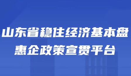 一站匯聚、精準(zhǔn)直達(dá)！環(huán)球軟件研發(fā)的山東省惠企政策宣貫平臺(tái)上線了